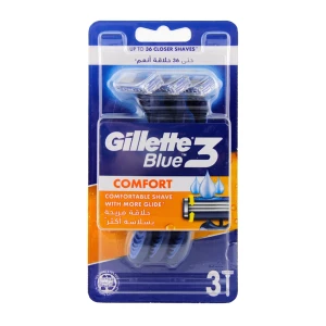 خود تراش 3 لبه ژیلت مدل بلو تری 3 عدد